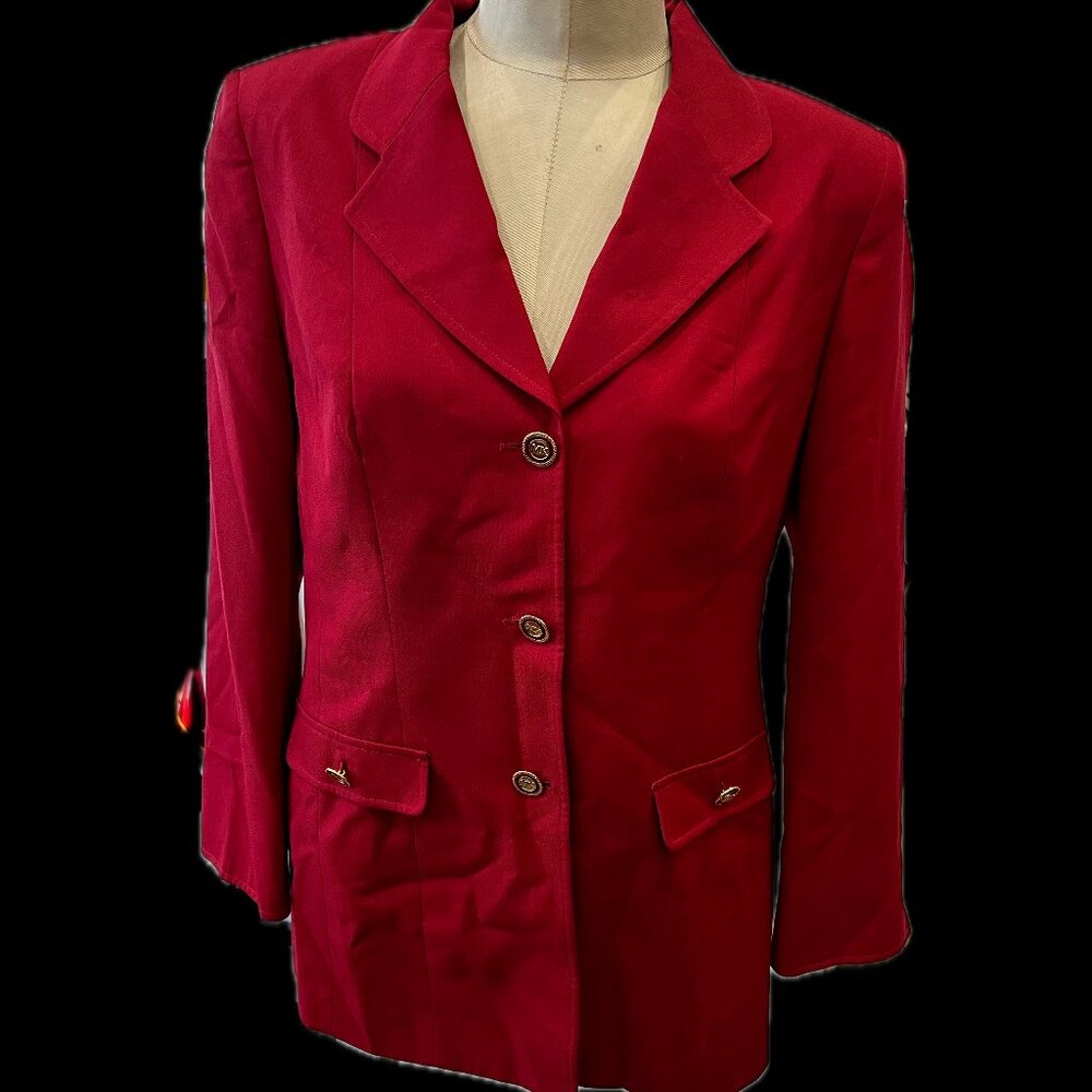 Vintage Red Mary Kay Blazer Jacket